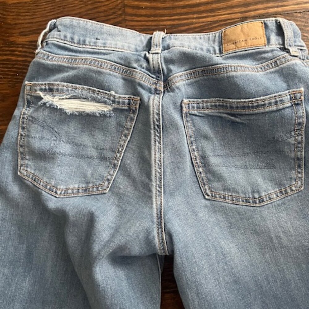 American Eagle Low-Rise Baggy Wide Leg Jean 00 Reg - Picture 5 of 9